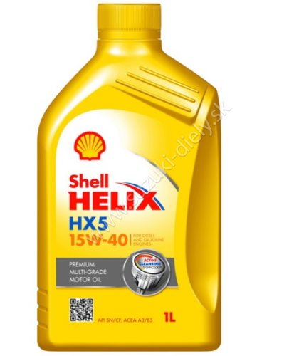Motorový olej Shell Helix Super 15W40 1L