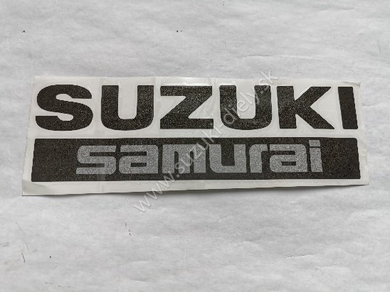 Nálepka Samurai 24x7 šedá