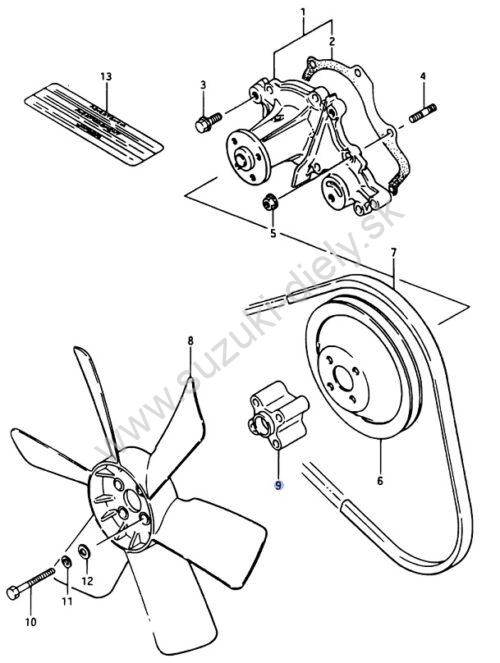 Podložka vrtule chladenia Samurai / Vitara - Image 2