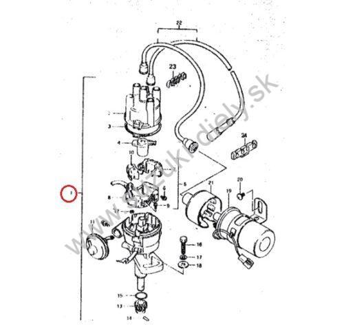 Rozdeľovač Suzuki Samurai SJ413 1,3 JSA - Image 4