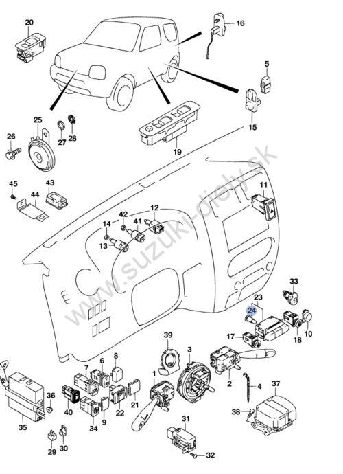 Žiarovka podsvietenie panelu predného náhonu Suzuki Jimny - Image 2